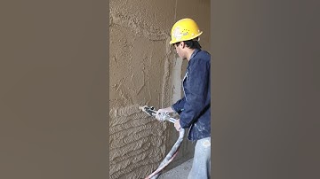 #plastering #rendering #machine #plasteringwork #plasterer #automatic #gypsum #renderings #wall