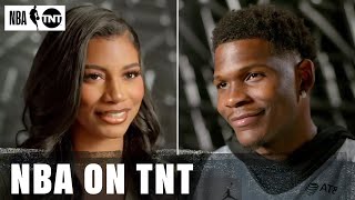 Taylor Rooks Sits Down With Ant-Man Ahead Of Suns-Timberwolves Game 2 🐜 | NBA on TNT