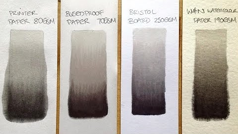 Blending markers for beginners - Marker paper comparison // Brush markers tutorial