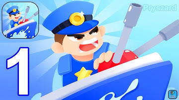 Island Attack - Gameplay Walkthrough Part 1 Tutorial Levels 1-3 Raft Army Commander (iOS,Android)