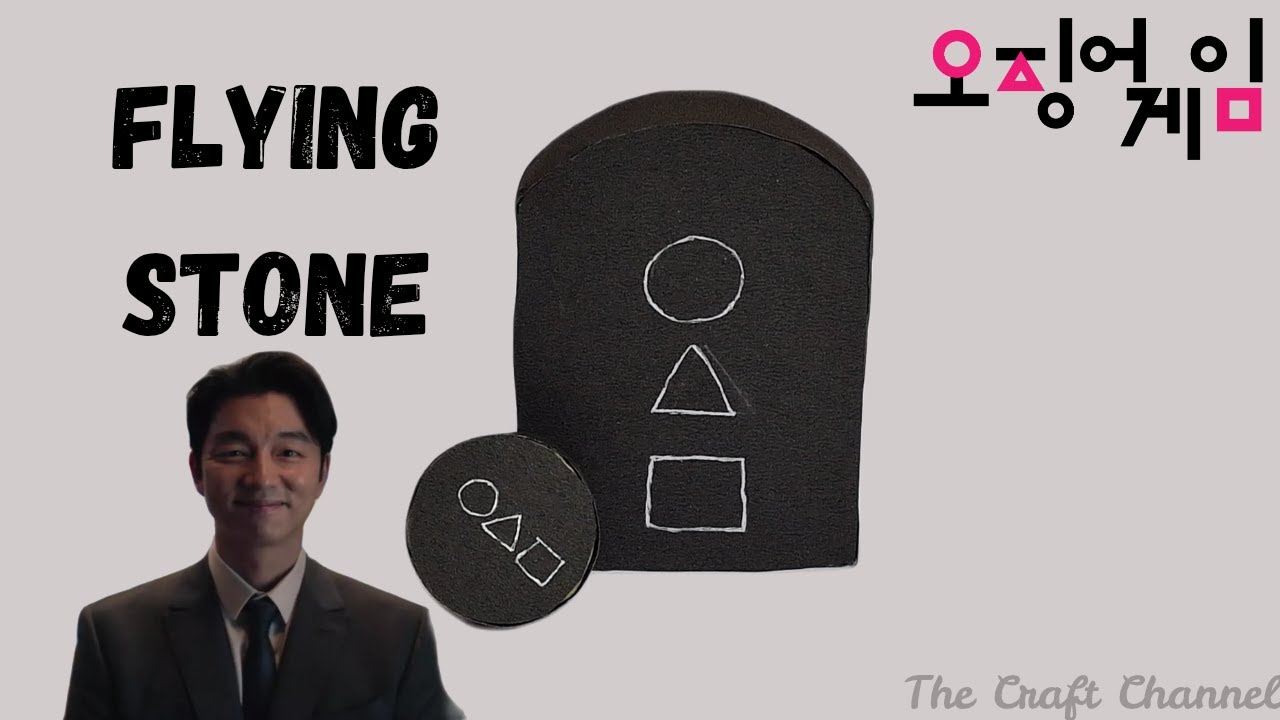 DIY Squid Game Flying Stone Challenge | How to Make It at Home! # ...