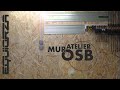 ATELIER -OSB habillage d'un mur pour isoler et fixer l'outillage