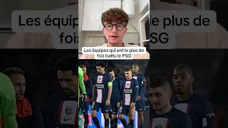 The teams that have beaten PSG the most times #footballtiktok #football #psg #om