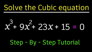 Learn how to solve Cubic equation quickly  | Step - by - Step Explaination | VIJAY Maths