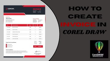 Invoice Design In CorelDraw