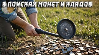 картинка: 0702 / По полям / Поиск монет и кладов: монеты, серебро, старина / Коп монет с XP Deus 2