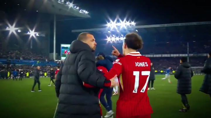 "INSANE FINAL MOMENTS at Goodison Park as Everton & Liverpool Players CLASH!"