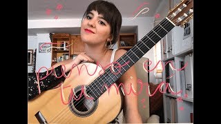 PIENSO EN TU MIRÁ (capítulo 3: celos) ROSALÍA cover - Paola Hermosín chords