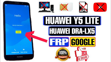 Huawei DRA-LX5 Y5 Lite FRP Unlock/Bypass Google Account Lock 2023 | Huawei Y5 Lite FRP Bypass