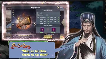 TQTK Mobile - Show Tướng  Gia Cát Lượng - Bậc thầy quân sự trong game Tam Quốc Truyền Kỳ Mobile