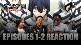 WHAT......IS THIS!? | Prison School Ep 1 & 2 Blind Reaction