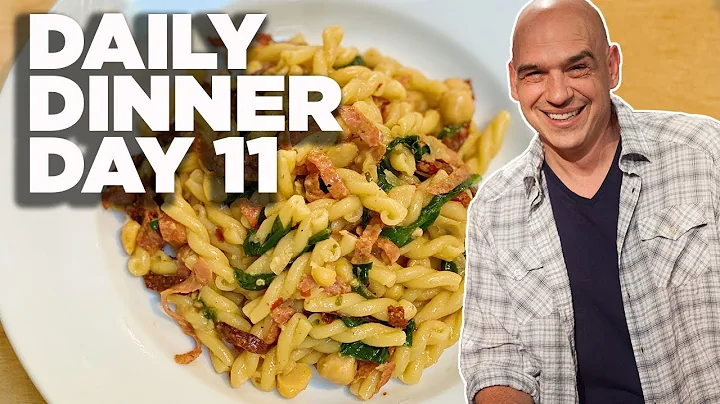 Pasta with Beans, Meat, Greens and Garlic: Day 11 ...