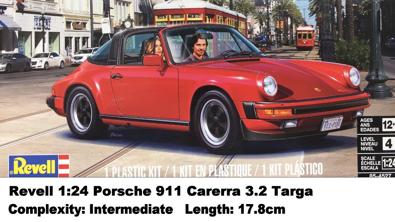 Revell Maqueta Coche Porsche 911 Carrera 3.2 Targa (G-Model) 1:24