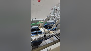 Carton box auto folder gluer machine