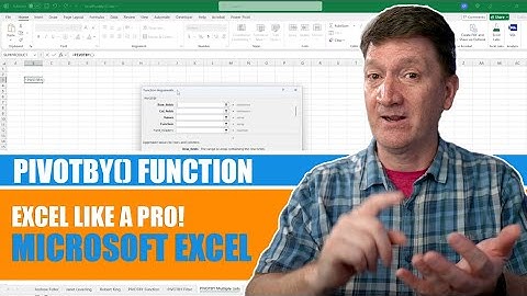 Excel PivotBy Function: 3 Powerful Examples