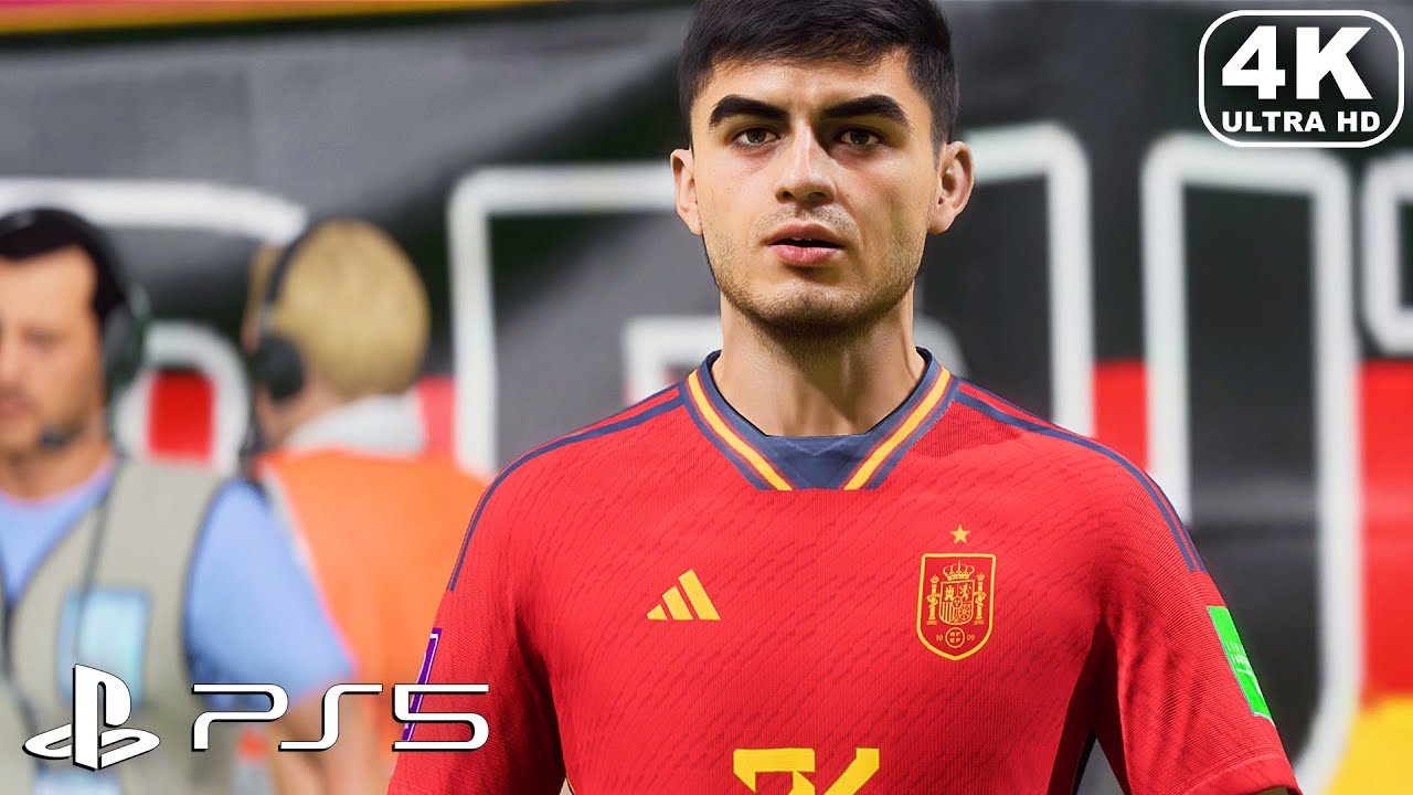 FIFA 23 World Cup PS5 - Germany vs Spain | World Cup 2022 Group Stage (4K ULTRA HD PS5) FIFA