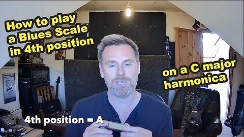 4th Position Blues Scale on Harmonica