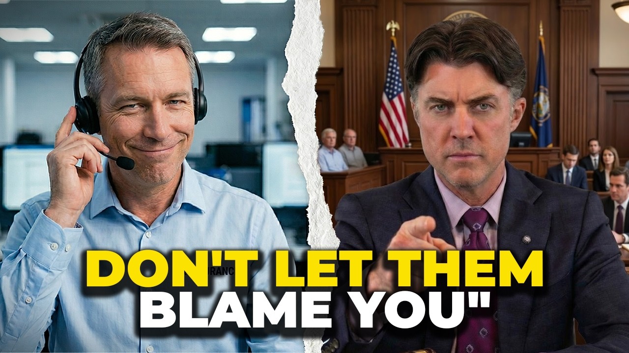 If Insurance Blames You For The Accident - Say THESE WORDS