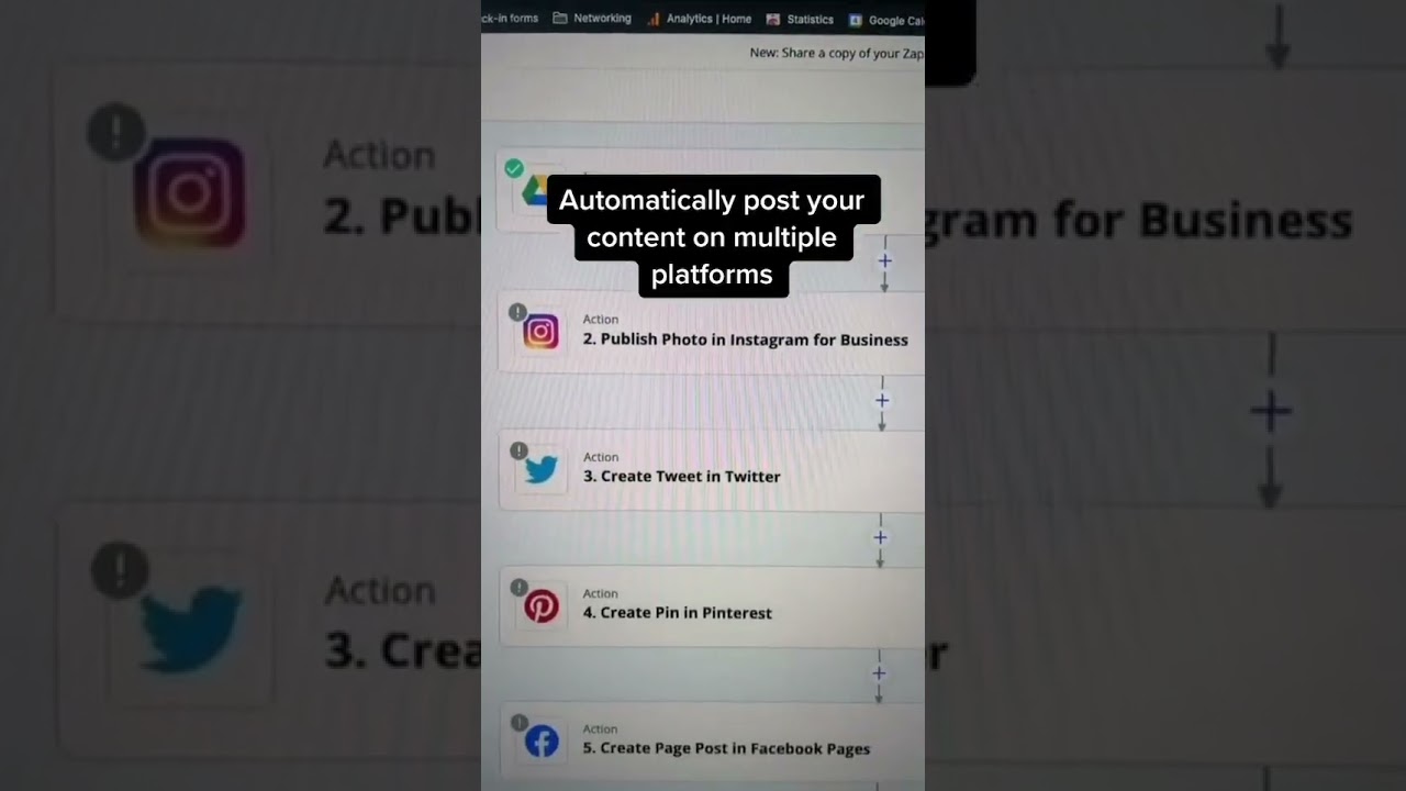 Automatically post your content on multiple platforms