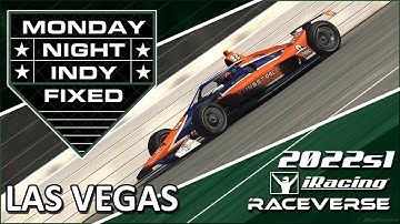 Monday Night Indy Fixed | Las Vegas | 2022s1 Round 6 | iRacing IndyCar eSports Broadcast