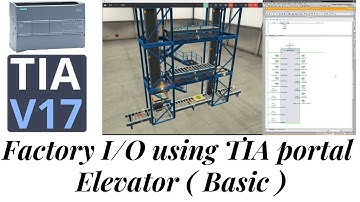 Factory IO tutorial Elevator Basic | TIA portal | S7-1200 PLC
