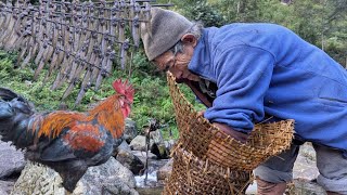 Grandpas Simple Village Life Hunting By The River Cooking A Traditional Organic Meal.