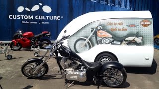 Прицеп для мотоцикла и мобильный гараж на любой парковке