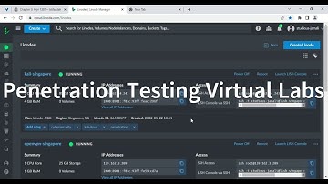 Pen Testing Labs | Linode | Cloud Computing | Kali Linux | Ubuntu | Virtual Instances