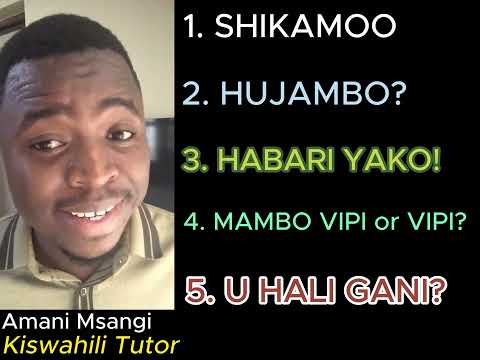 Beginners 5 Ways Of Greetings In Kiswahili