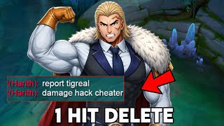 THIS TIGREAL BUILD IS ILLEGAL 💀 ENEMIES REPORTED ME AFTER THIS 😭
