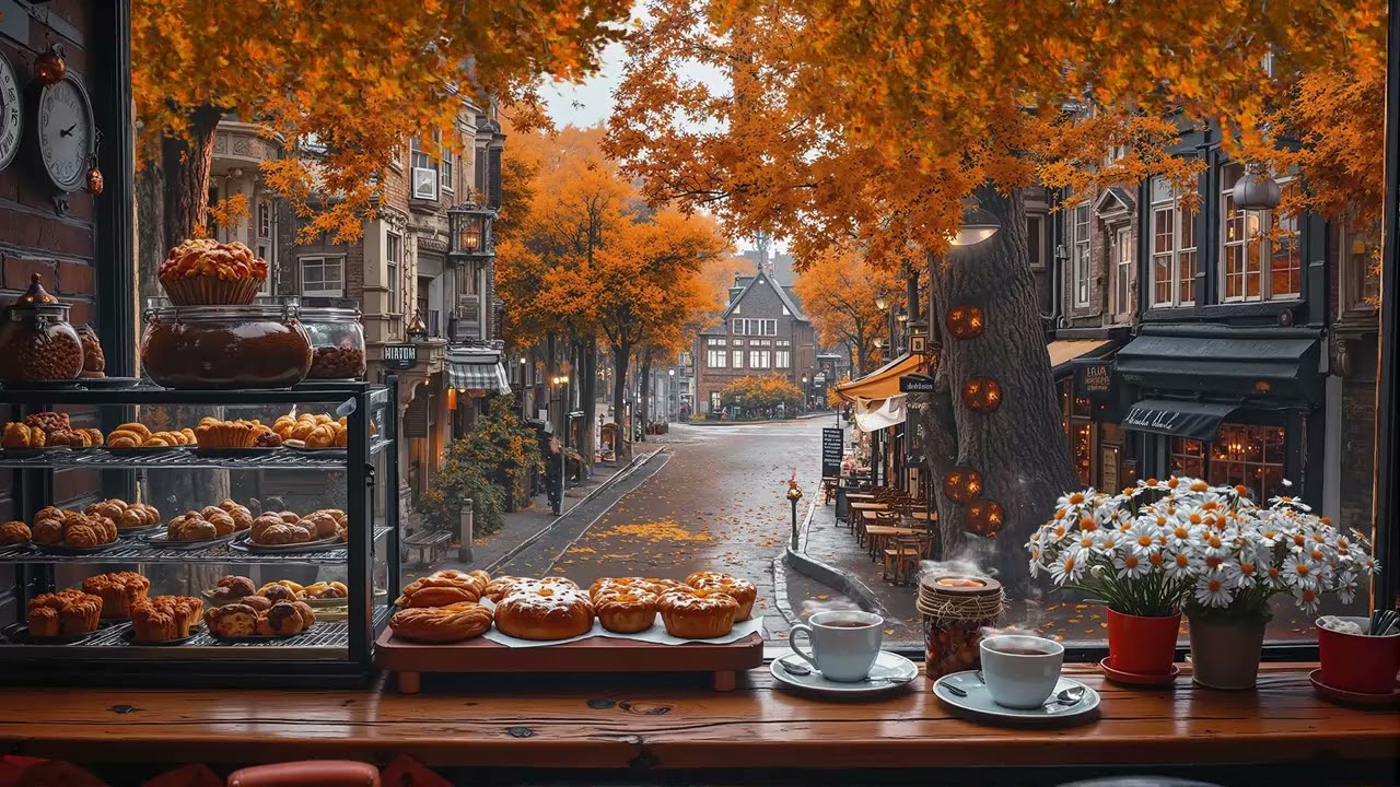 Guarda The Coffee Shop Window 🍂 Cozy Autumn Jazz Café with Scenic Fall Views for Coffee, Focus, Reading su YouTube Guarda The Coffee Shop Window 🍂 Cozy Autumn Jazz Café with Scenic Fall Views for Coffee, Focus, Reading su YouTube