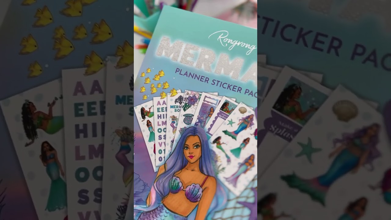 New Mermaid Sticker Book by Rongrong 