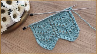 Dilimli Ajurlu Kolay Yelek Modeli / Bayan Yelek Modelleri #knitting
