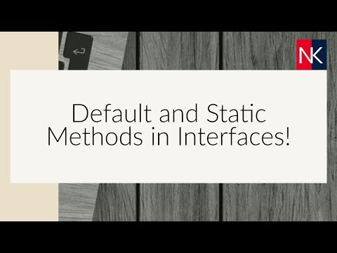 Default and Static Methods in Interfaces in Java | IN HINDI