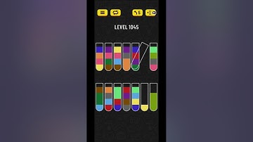 Water sort puzzle level 1045