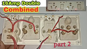 How To Make 16Amp Double Combined Board Connection At Home/Heavy duty Electric Double Combined🔥🔥