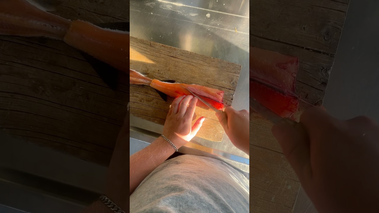 How to filet a lake trout!!