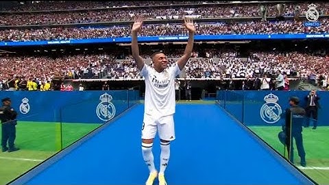 kylian mbappe presentation for real Madrid July 16th,2024# #mbappe #football #realmadrid
