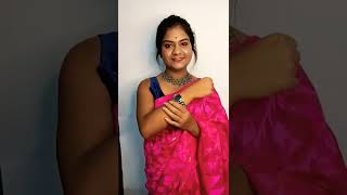 Styling A Pink Jamdaani Saree