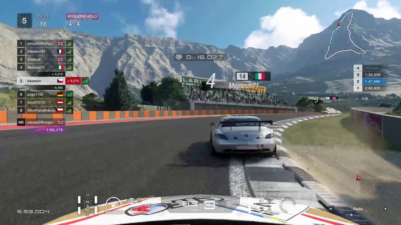 GT Sport Italian idiot