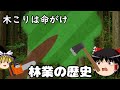 職場環境が死ぬほど怖い！？　林業の歴史【ゆっくり解説】