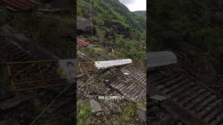 北川受損最嚴重的學校，老北川中學矛壩校區，此情此景不禁潸然淚下。#汶川地震18週年 #深切緬懷  #