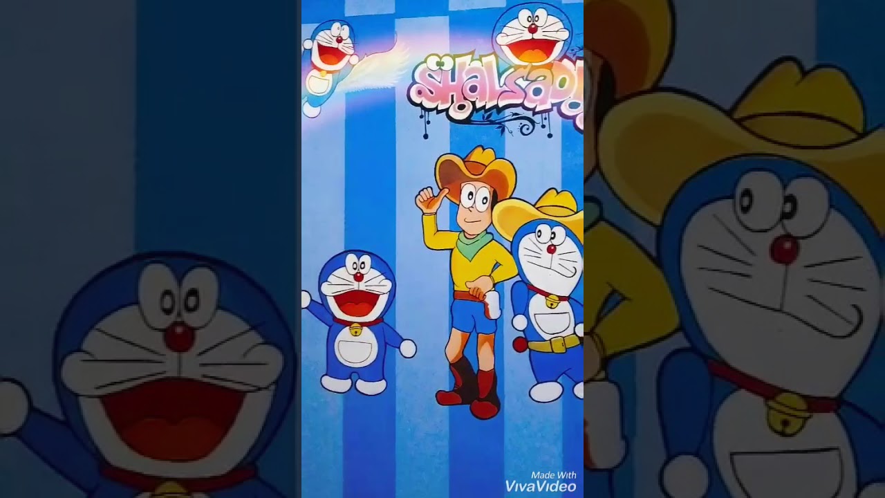 Lukisan Doraemon di kamar YouTube