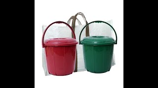 हिंदी: 2Bin1Bag for Perfect Garbage Segregation - 3 way, Wet, Dry and Reject - Use colour coded bins