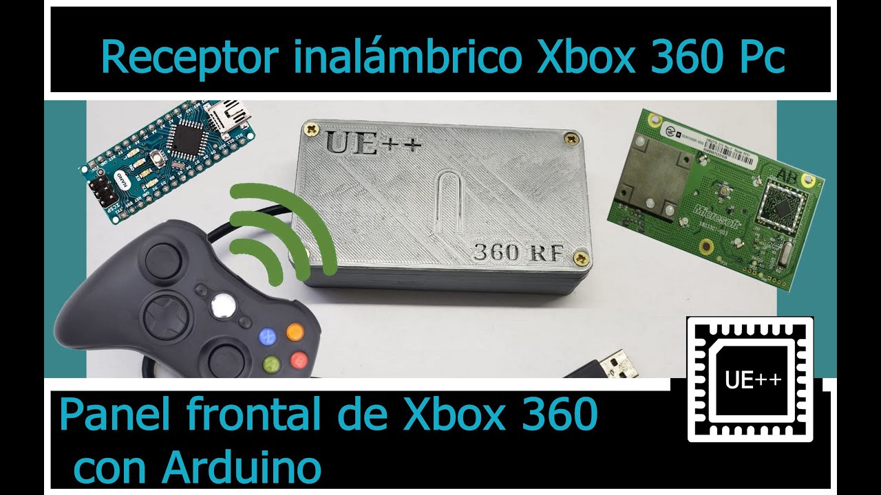 finalizando Apuesta Virus Como hacer un receptor casero de controles de Xbox 360 para Pc - Modulo RF  + Arduino - YouTube