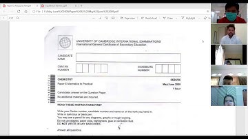 Grade 10 Chemistry IGCSE paper 62 May June 2009