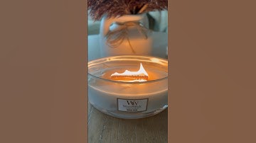 WoodWick Candle ASMR #cozy #candle #asmr #shorts
