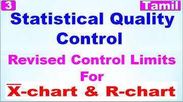 MA3391| P&S | Unit 5 |Statistical Quality Control|Revised Control Limits for x bar and R Chart|Tamil