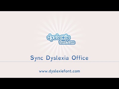 Sync application for Dyslexia Office