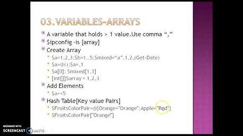 PowerShell Introduction - Part 2 Variables